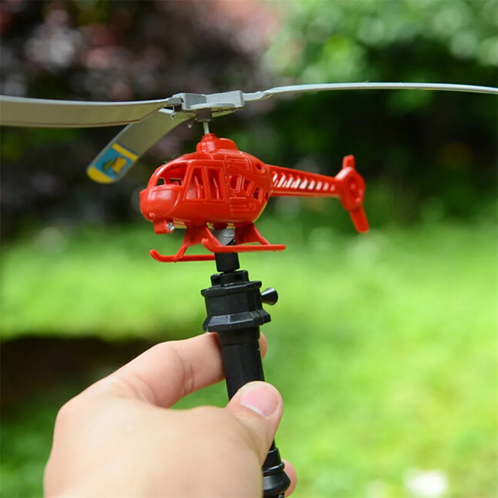 New Helicopter Model Handle Pull The Plane Aviation Funny Cute Aircraft