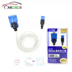 RS232 конвертер Z-TEK USB1.1 к RS232 переходник Z-TEK USB Z TEK USB1.1 к Rs232 кабель для HDS/MB C3/NEC программист и т. д