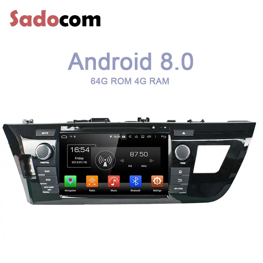8 &quotTDA7851 Android 0 dvd плеер автомобиля 4 ГБ Оперативная память 64G Встроенная для Toyota