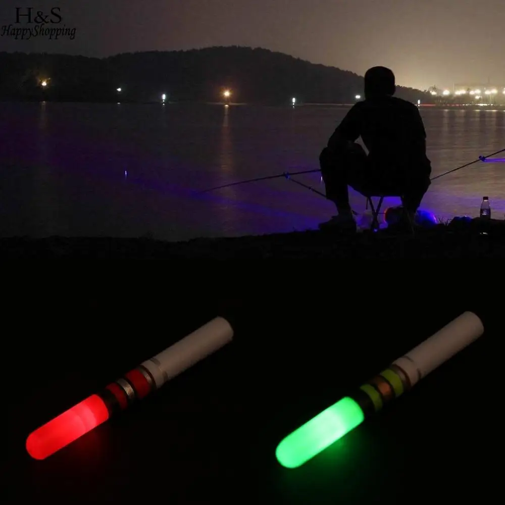 

Tackle Fishing Green with Night Attractive Pc Float Luminous Light Cr322 Stick Electronic Battery 1 Red