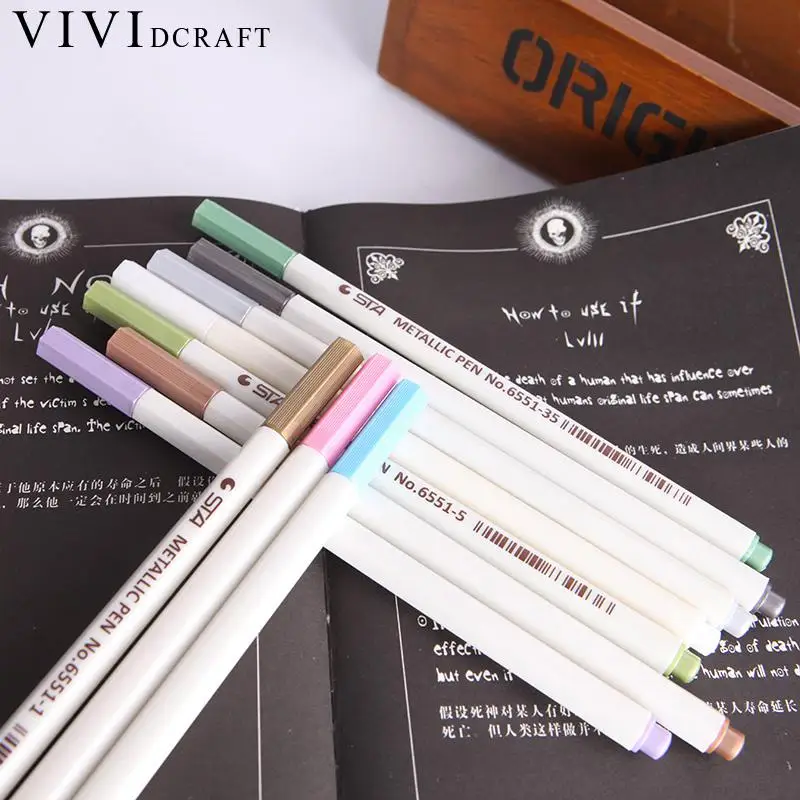 Vividcraft канцелярские принадлежности 1 шт/10 шт цветные конфеты маркеры альбом dauber
