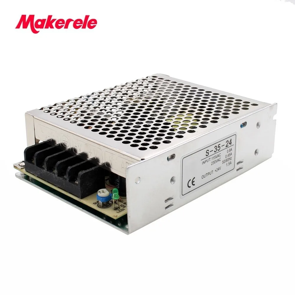 

7/3/1.5A 35W 5V/12V/24V switching model power supply general use whole world high efficiency professional power switch