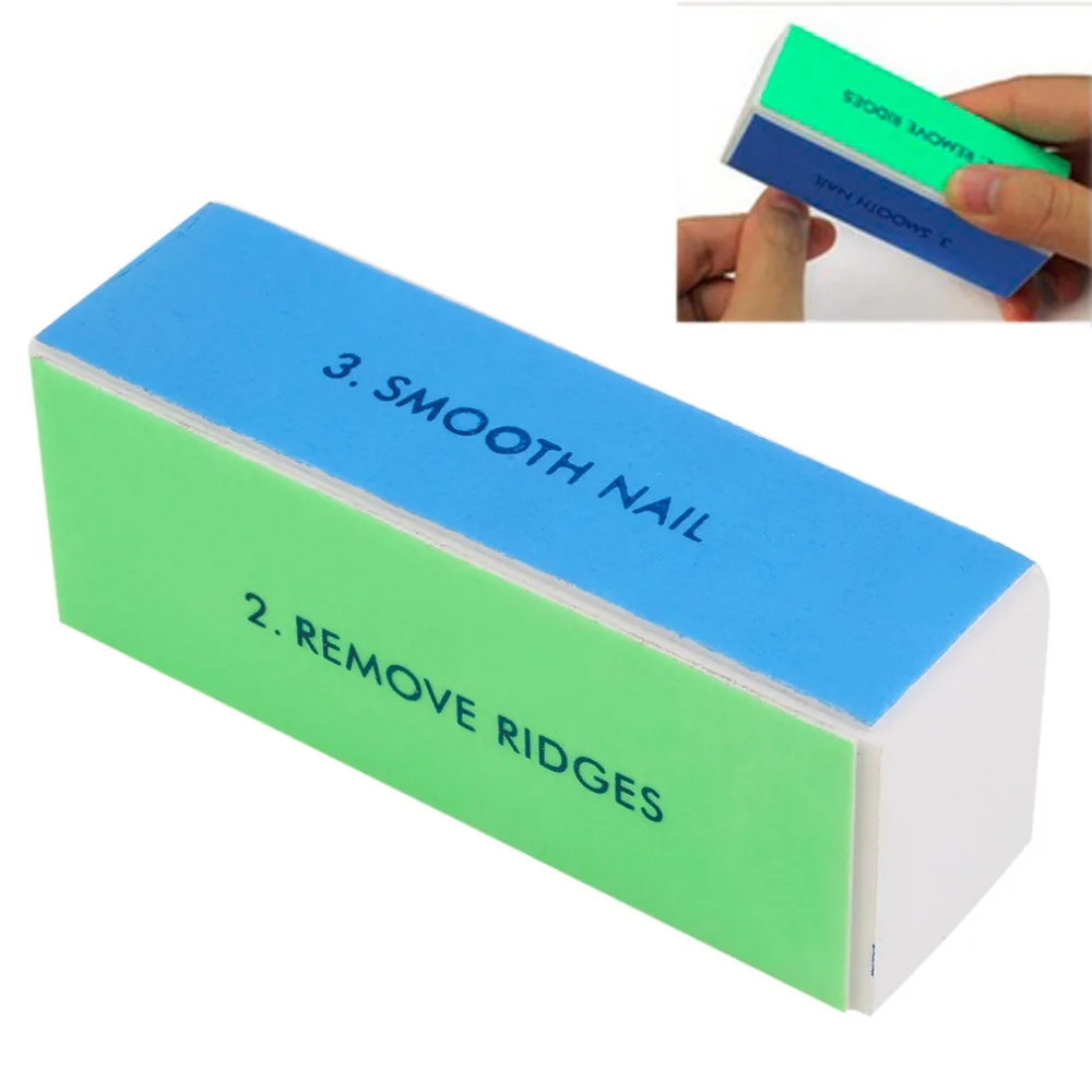 

Buffer Buffing Sanding Files Women Girls Acrylic Pedicure Manicure Polish Nail Buffer Buffing Block 4 Way File Salon