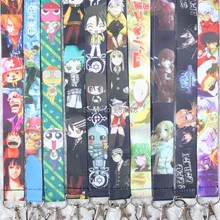 Один мультипликационный аниме Inuyasha Sword Art онлайн doraemon Key Lanyard Cheetah нагрудные опознавательные Значки для идентификации владельцев животных полоса телефон шеи ремни#440