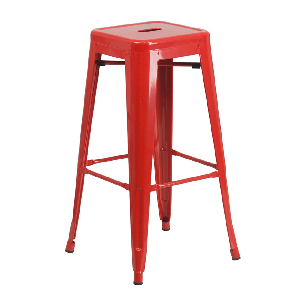 

Flash Furniture 30" Backless Red Metal Bar Stool [863-CH-31320-30-RED-GG]