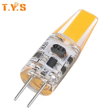G4 LED bulb COB LED lamp 3W DC/AC 12V 220V LED G4 COB Lamp Light Dimmable Replace Halogen Chandelier LEDs