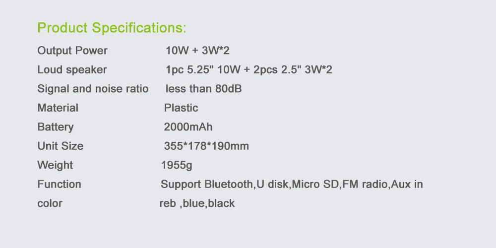 Открытый Портативный беспроводной bluetooth динамик сабвуфер с микрофоном супер бас партия динамик портативный динамик живот динамик