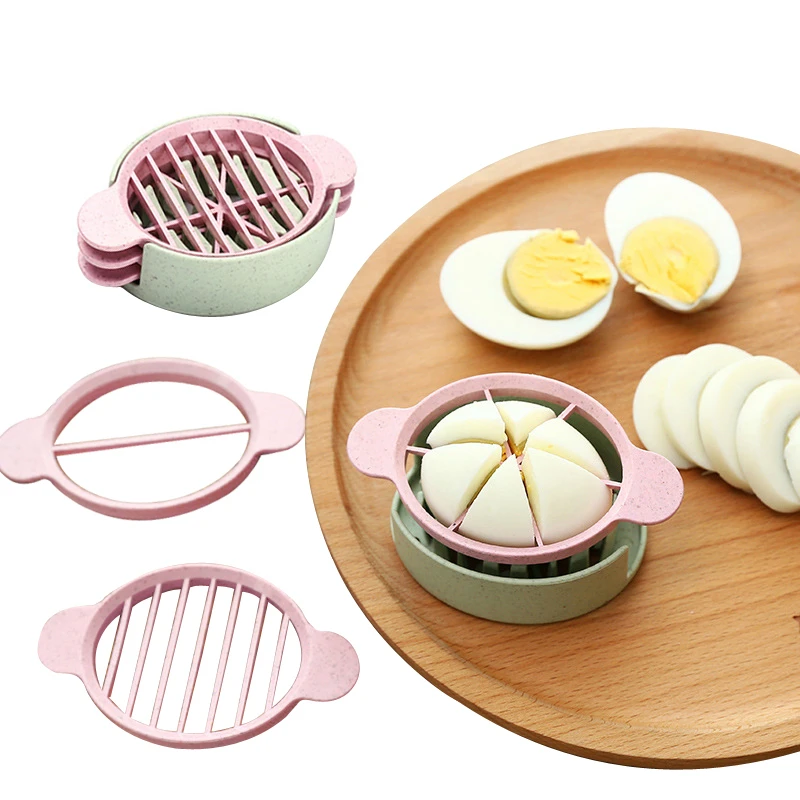 

Multifunction Wheat Straw Cut Egg Slicers Tools Dividers Preserved Egg Splitter Cut Eggs Kitchen Essential Cooking Tools huevos