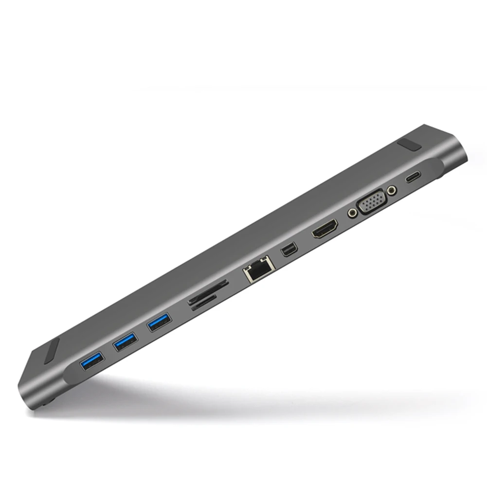 

11in 1 Stable USB C Hub Converter HDMI Portable Multifunctional Multi Port Computer Accessories For PC Laptop Power Adapter