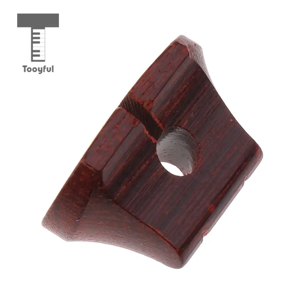 Tooyful 1 Piece Professional Red Sandalwood Erhu Bridge String Instrument Parts 