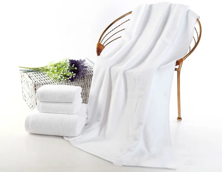 5 Star Hotel Luxury White Bath Towel Set Cotton Large Beach Towel Brand Super Soft Absorbent Quick-drying Bathroom Towel