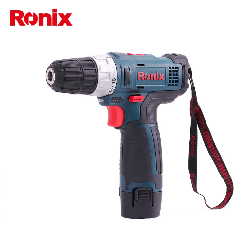 Ronix новая модель 8612N 12В/DC 1.5Ah литий ионная аккумуляторная ударная дрель