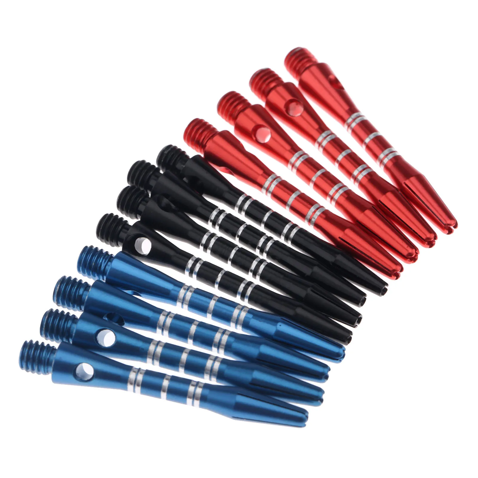 Gohantee 3 Sets 12 Pcs Aluminium Alloy Dart Shafts Darts Accessories