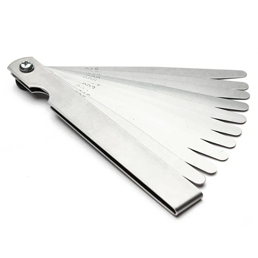 1 Set Metric Feeler Gauge 17/20 Blades 0.02-1.00mm For Measurements Tools