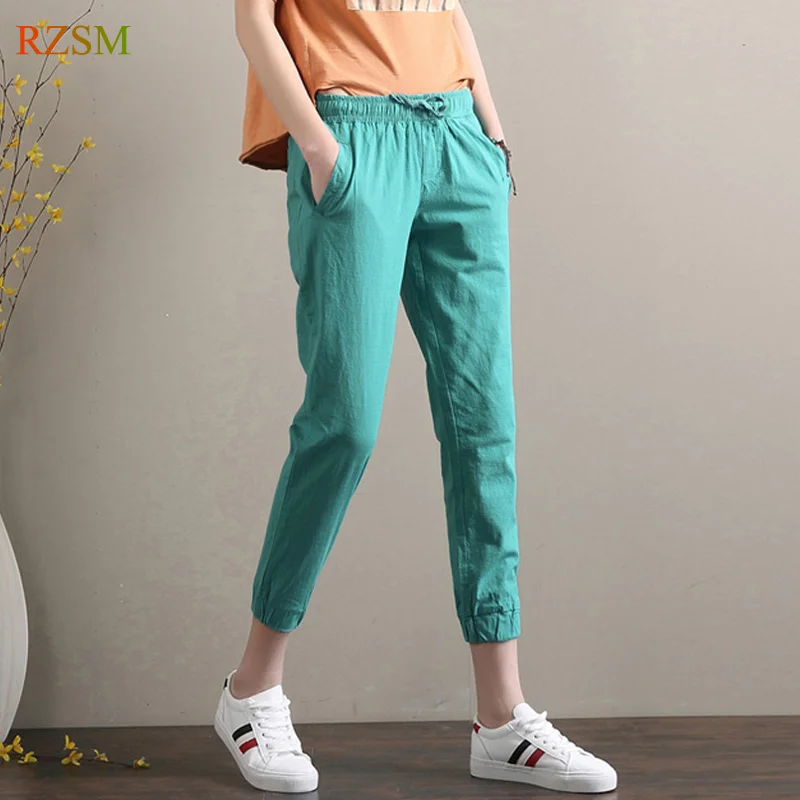 womens cotton pants for summer