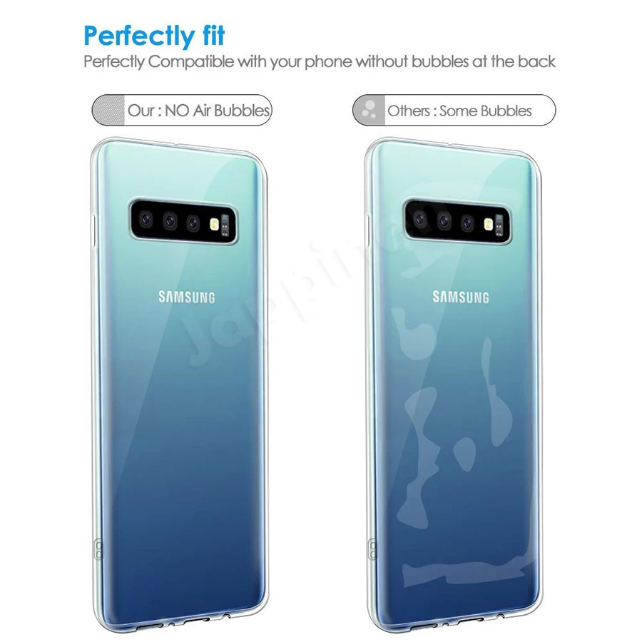 Прозрачный мягкий ТПУ чехол для samsung Galaxy S10 Plus S10e силиконовый чехол для samsung Galaxy Note 10 Plus S10 5G Прозрачный чехол