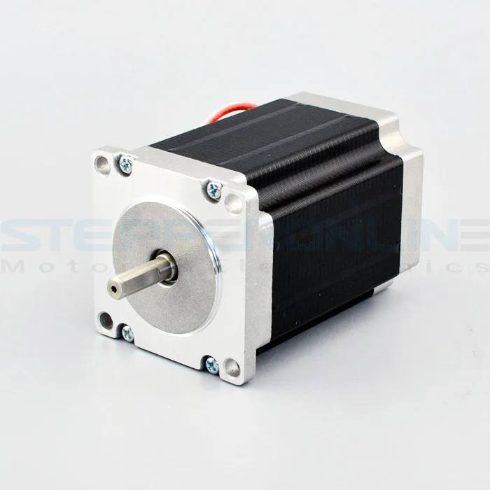 

Nema23 Stepper Motor 8 Leads 4.0A 1.8deg 2.0Nm(283oz.in) 57x57x84mm 6.35mm Shaft for CNC Laser Router