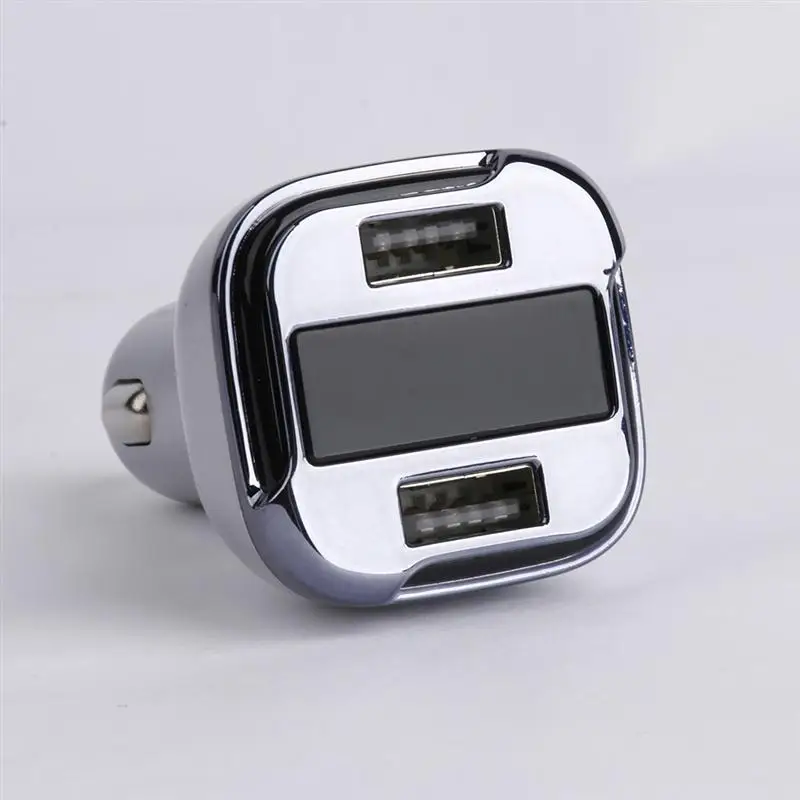 Автомобильное зарядное устройство EC5 Dual USB 4 в 1 12 В/24 В 4.8A 2 порта адаптер Быстрое