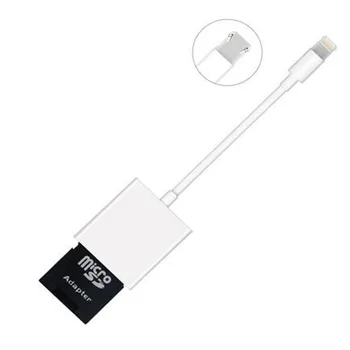 

SD Camera Card Reader 2 in1 Android & Phone Connector Trail Hunter and Game Camera Viewer For iPhone 5/ 6 /7 Plus ipad & Android