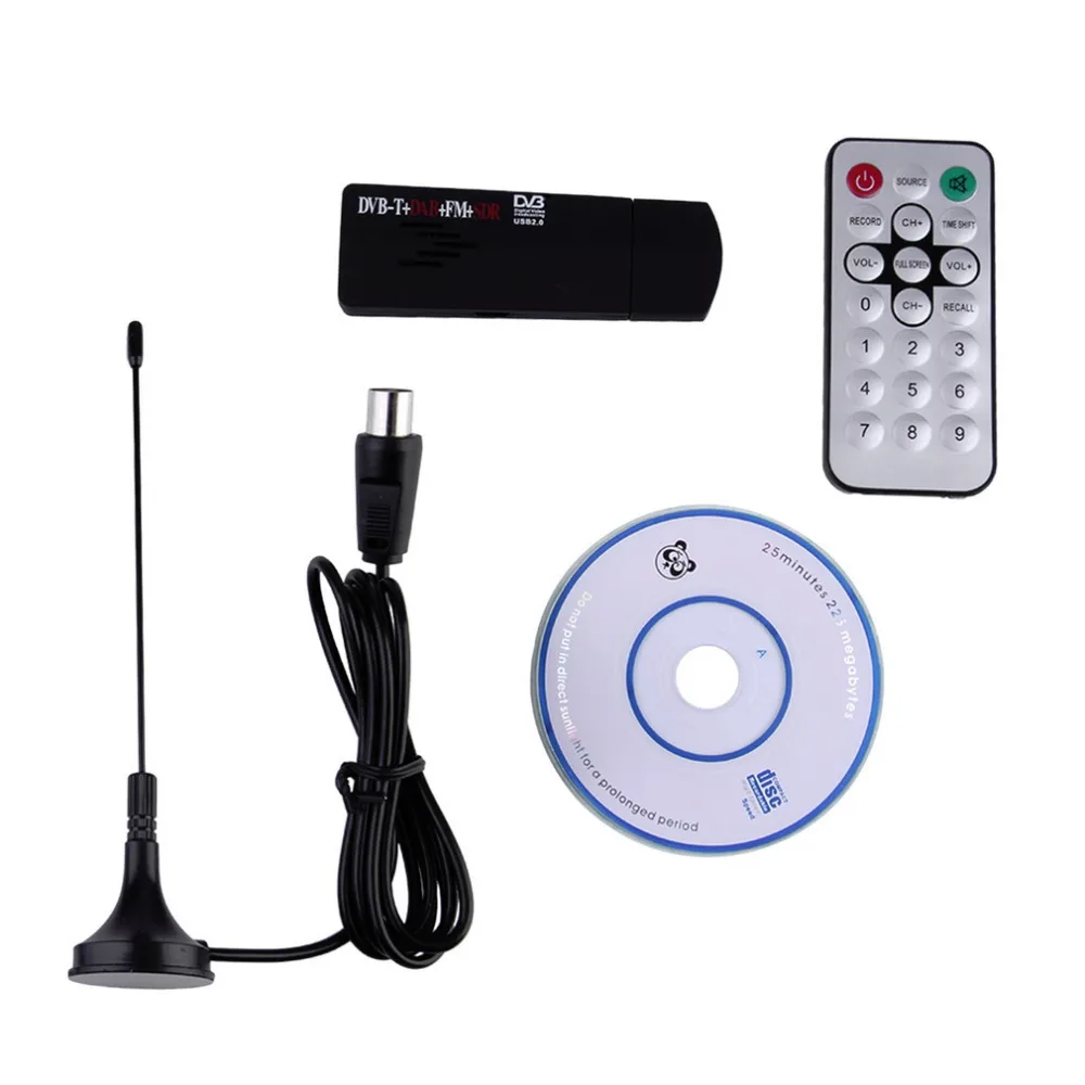 

E4000 USB DVB-T + RTL-SDR Realtek RTL2832U + R820T DVB-T Tuner Receiver Wholesale Drop Shipping