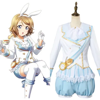 

LoveLive Cosplay Aqours You Watanabe Wonderland Alice Cosplay Costume Adult Women Maid Suit Fancy Dress Halloween Costume