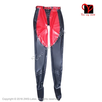 Sexy Latex Pantyhose with feet lacing front and back leggings Rubber pants black pantaloons Gummi Bottom socks tights XXL KZ-108
Sexy Latex Pantyhose with feet lacing front and back leggings Rubber pants black pantaloons Gummi Bottom socks tights XXL KZ-108