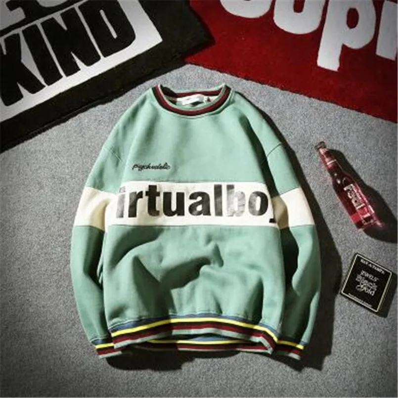 

2017 New Pullover Spring Autumn Fashion Mens Hoodies And Sweatshirts Long Sleeve Printed Sweatshirt Men Plus Size M-5xl
