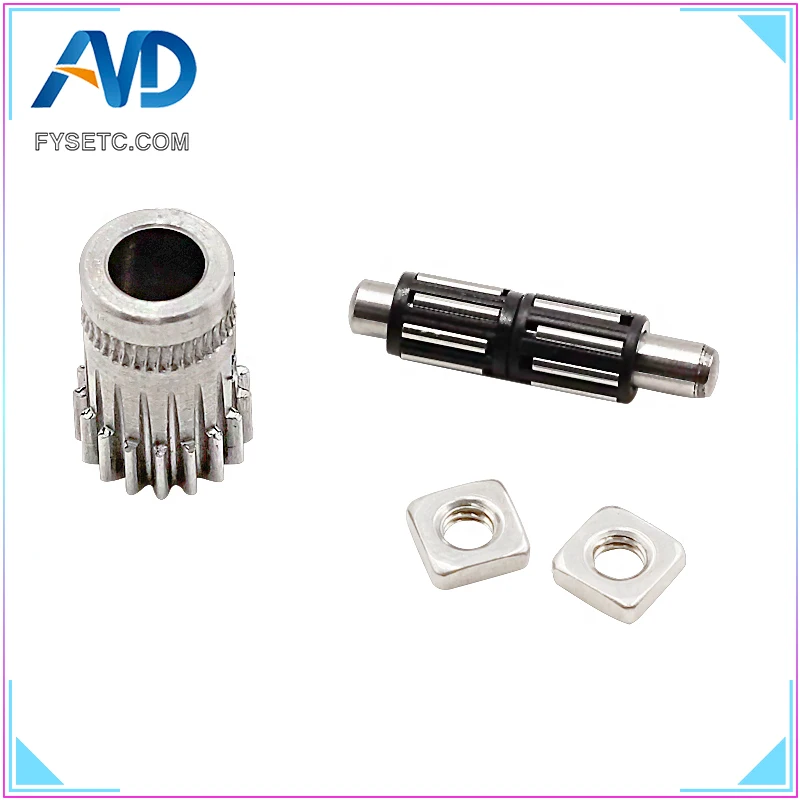 Клонированный Btech Dual Gears DIY Prusa i3 стальные блоки Kit экструзионное колесо для MK2/MK3