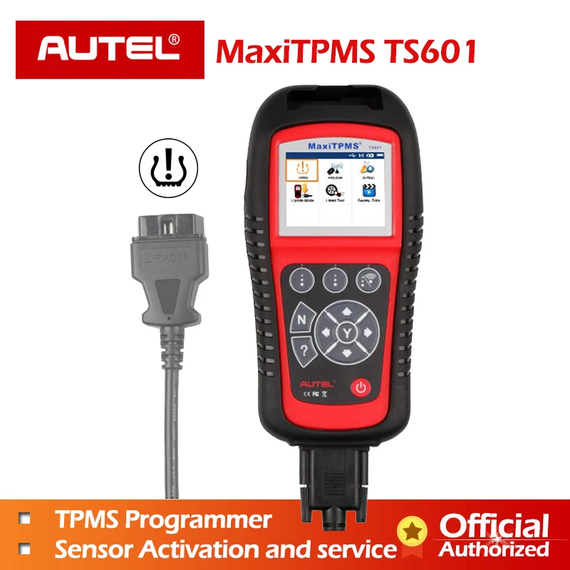 Autel MaxiTPMS TS601 TPMS Tool Wireless TPMS Sensor with GIFT Reset Relearn Activate Programming Tool OBD2 Code Reader Function