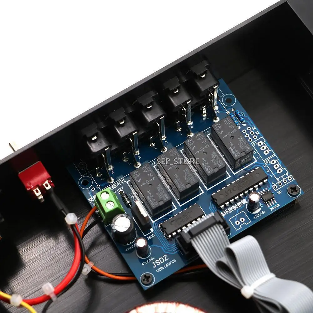 Finished Remote 4 Way Audio Input Choose Controller With Memory