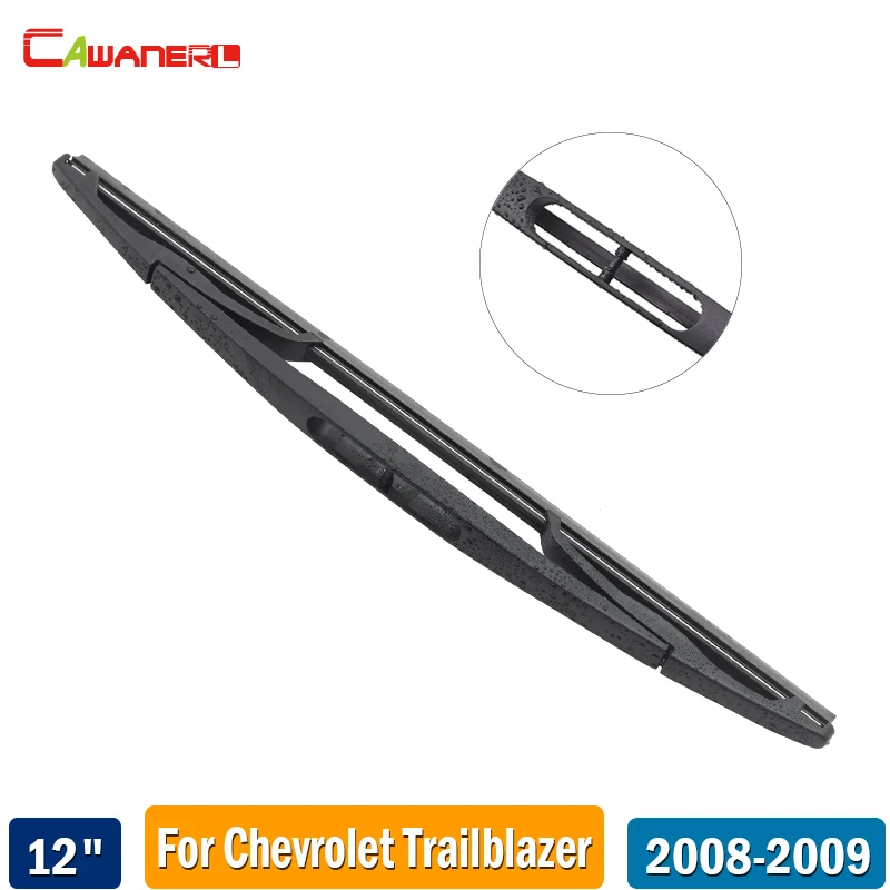 

Cawanerl 12" Car Rear Windscreen Wiper Soft Rubber Back Window Wiper Blade 1 Piece For Chevrolet Trailblazer 2008 2009