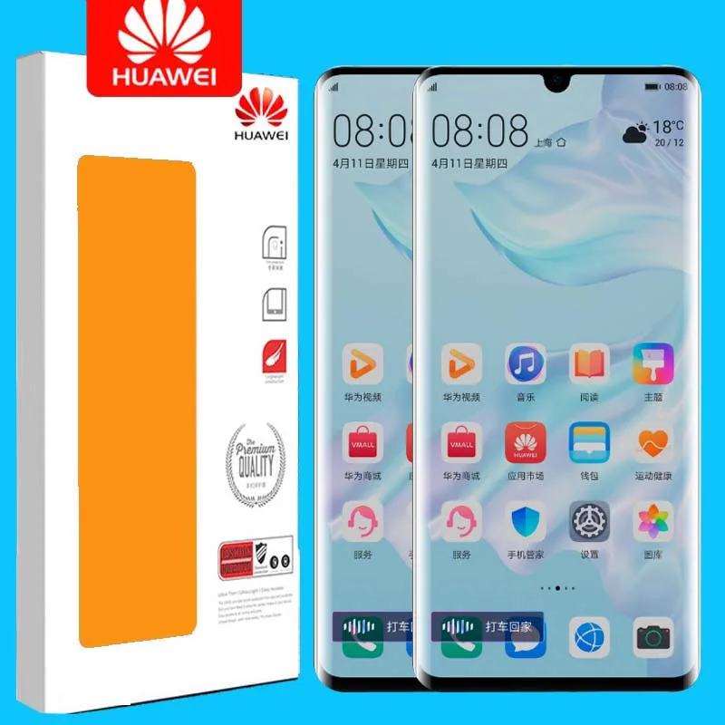

Original For Huawei P30 Pro LCD Touch Screen Digitizer Assembly Replacement Parts 6.47" Huawei P30 Pro VOG-L29 VOG-L09 Display