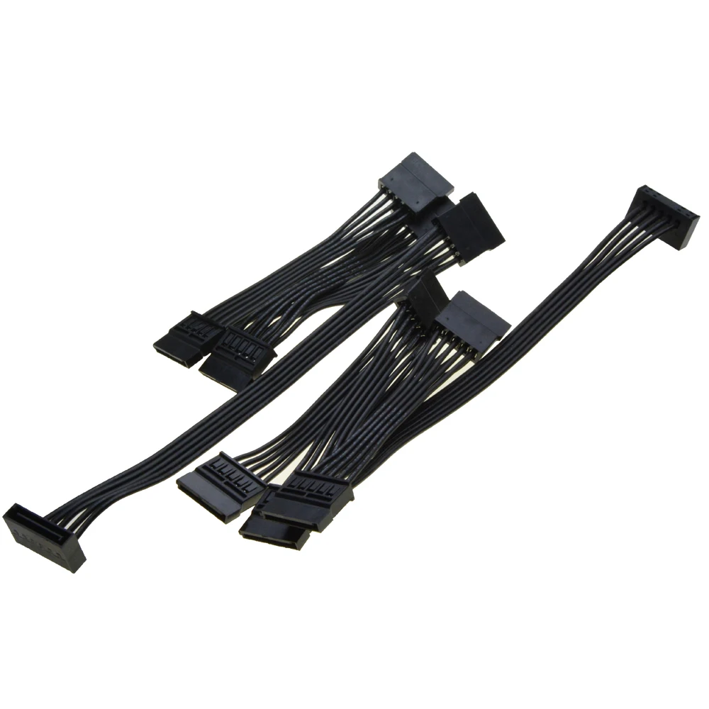 1-to-5-Ports-15Pin-Sata-Power-Supply-Extension-Cable-Splitter-For-Hard-Drive-HDD-SSD