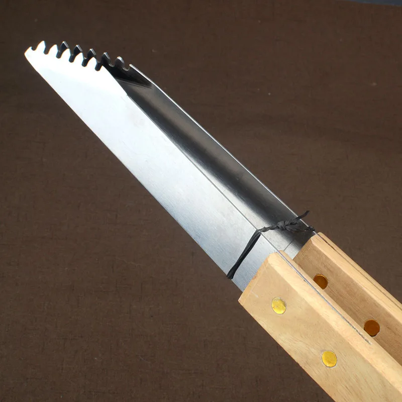 OAK WOOD BBQ TOOL SET  (9)