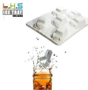 Силикагель автомобиль стиль коробка льда-Ice Cube Tray/узор 15.7*13*2 см