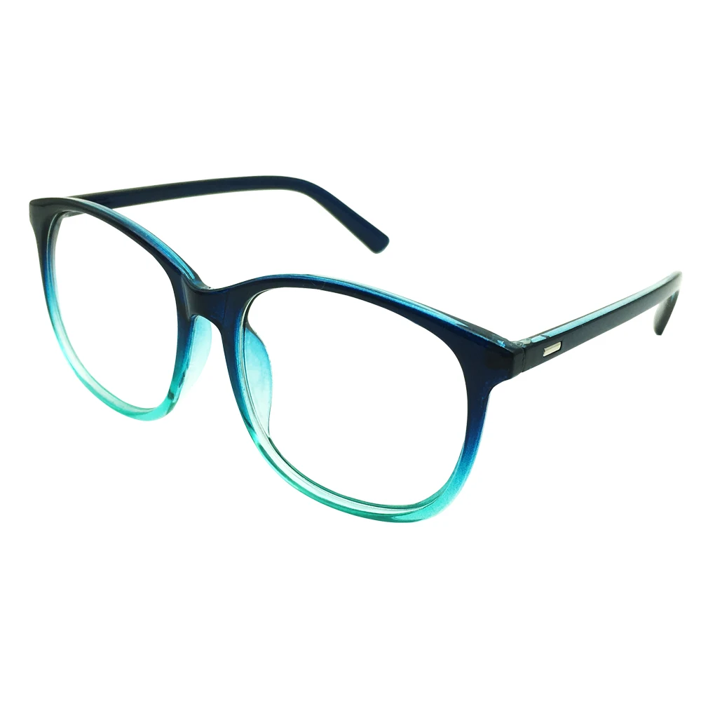 Oversize Computer Reading Glasses Mens Womens Anti-Blue Ray Prescription Readers Eyeglasses Black Blue Frames Brand Eyewear New