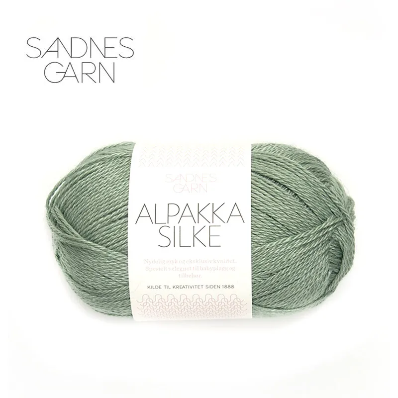 1*50 г мяч Sandnes Garn 70% alpakka 30% шелк смешанная пряжа ручная вязка шарф|Пряжа| |