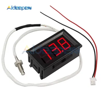 

DC 12V XH-B310 LED Digital Display K-Type Thermometer Temperature Meter M6 Thread/Stick Thermocouple Tester -30~800C Thermograph
