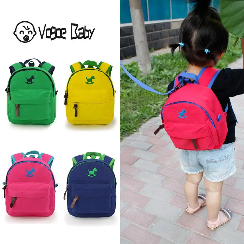 

Children Cartoon Schoolbag Backpack With Anti-loss Traction Rope Small Cute Lovely Girls Boys Kids Backpacks School Bag Backpack