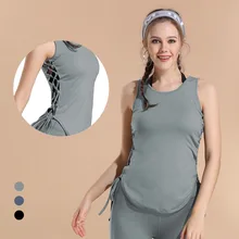 Женский топ для занятий йогой и тренажерным залом,, безрукавка для фитнеса, удобная женская майка для тренировок, топы для женщин, футболка для бега