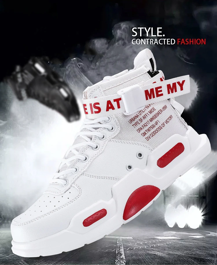Мужские и женские высокие кроссовки г. Повседневная обувь в стиле хип-хоп Мужская Летняя красная прогулочная обувь с сеткой Дизайнерская обувь Force 1
