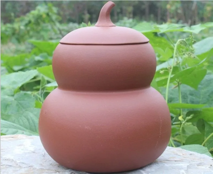 Calabash стиль уплотнения чай caddy горшкообразный чайник хранения Чайники заварочные мебель аксессуары