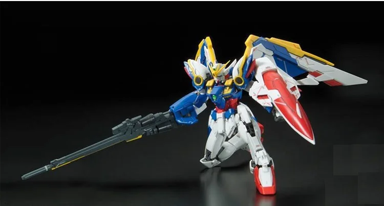 Японская Bandai Gundam Модель RG 1/144 крыло ZERO GUNDAM EW Justice Freedom 00 Armor Unchained мобильный костюм