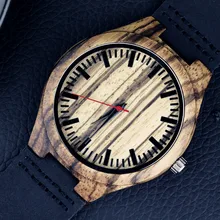 2016 festival Memorial Day regalo Enmex franja natural de reloj de trabajo de arte hecho a mano De Bambú natural de madera relojes de cuarzo
