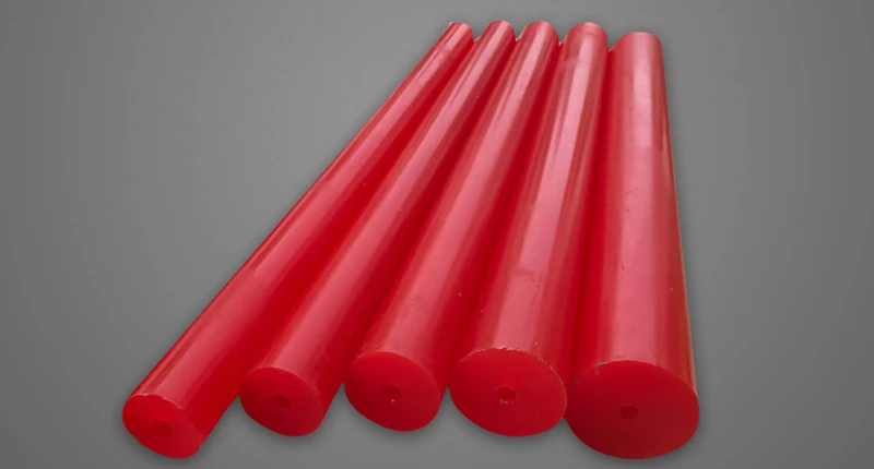 Red PU rods