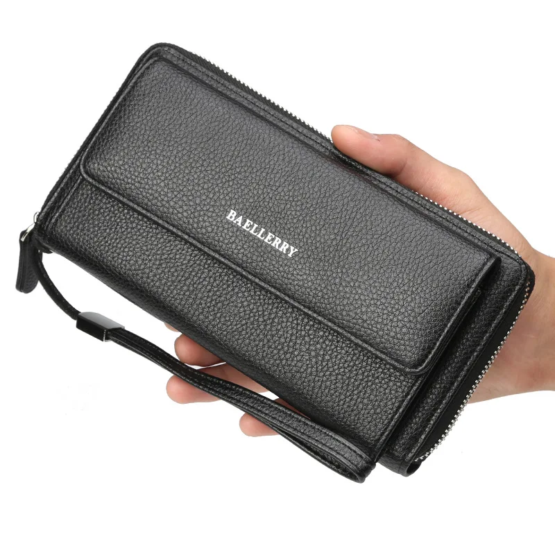 Multifunction Large Capacity Men's Wallet with Strap Fashion Men