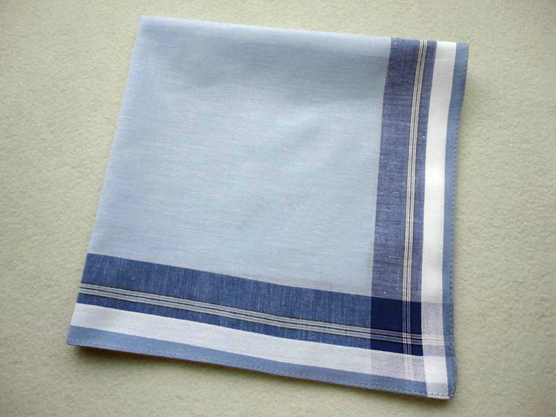 Платок мужской Ассорти тканый хлопок Hankies модная Подарочная коробка оптом