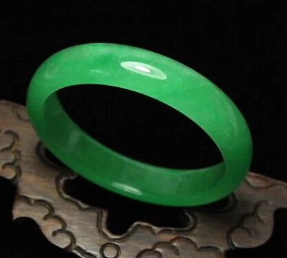 Free Shipping&gt&gt&gtCertified Natural Green Jade Bangle Bracelet Handmade 58mm | Украшения и аксессуары