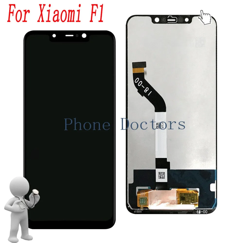 

6.18 " Full LCD DIsplay+Touch Screen Digitizer Assembly For Xiaomi Pocophone Poco F1 M1805E10A ; New ; Test OK