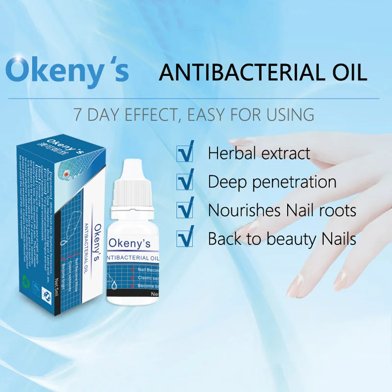 Professional Herb Nail Antibacterial Oil Nail Repair Nourishment Antifungal Brightening Toe Finger Fungus Removal Nail Care Oil